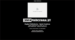 Desktop Screenshot of musicapublicitaria.net